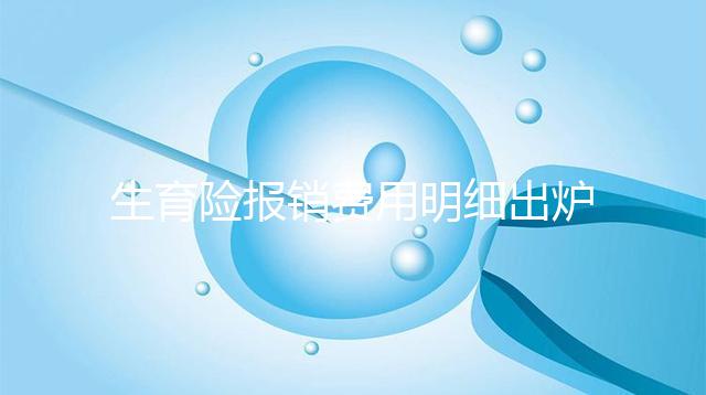 生育險報銷費用明細出爐，工資和繳費年限是重要影響因素