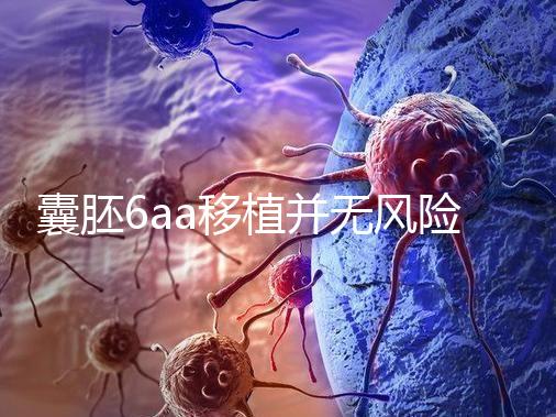 囊胚6aa移植并無風(fēng)險(xiǎn),術(shù)長僅15分鐘,別讓心情影響成功率